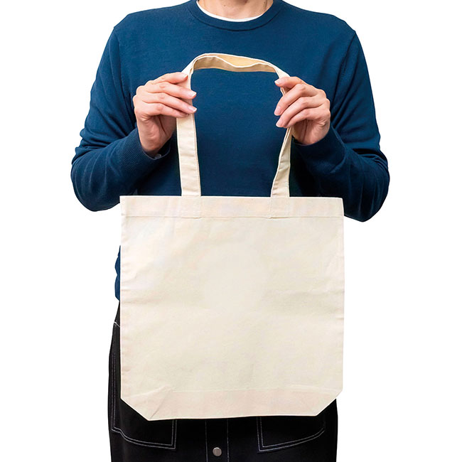リサイクルコットン トートバッグM（SNS-0400138）サイズイメージ