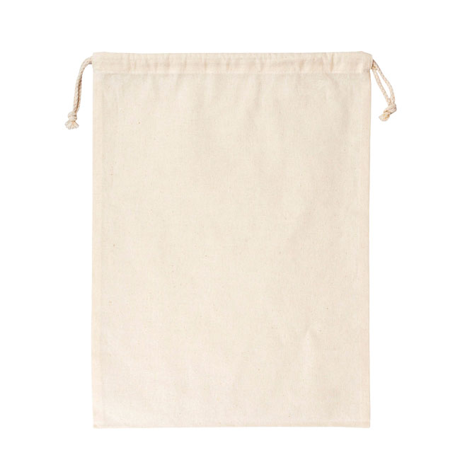 リサイクルコットン巾着L(SNS-0400141)