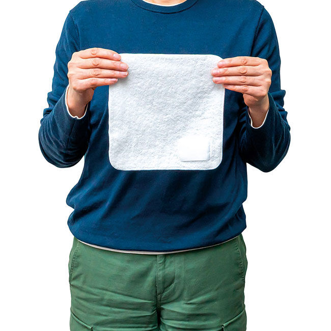 今治ミニタオルハンカチ20×20cm（SNS-0400147）サイズイメージ