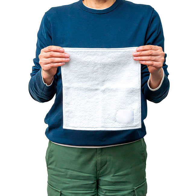 今治タオルハンカチ25×25cm （SNS-0400148）サイズイメージ