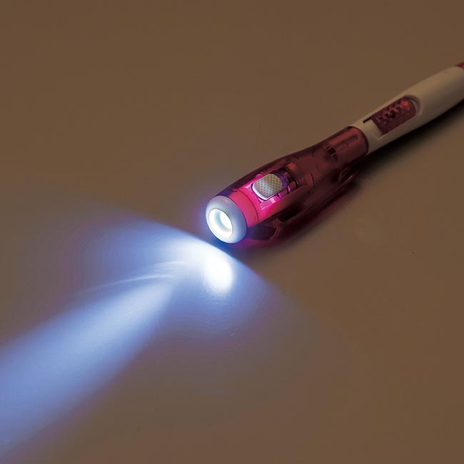 LEDライト＆ボールペン（V010192）ライト付き