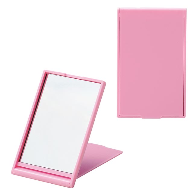 ポケットミラー（V010205）ピンク