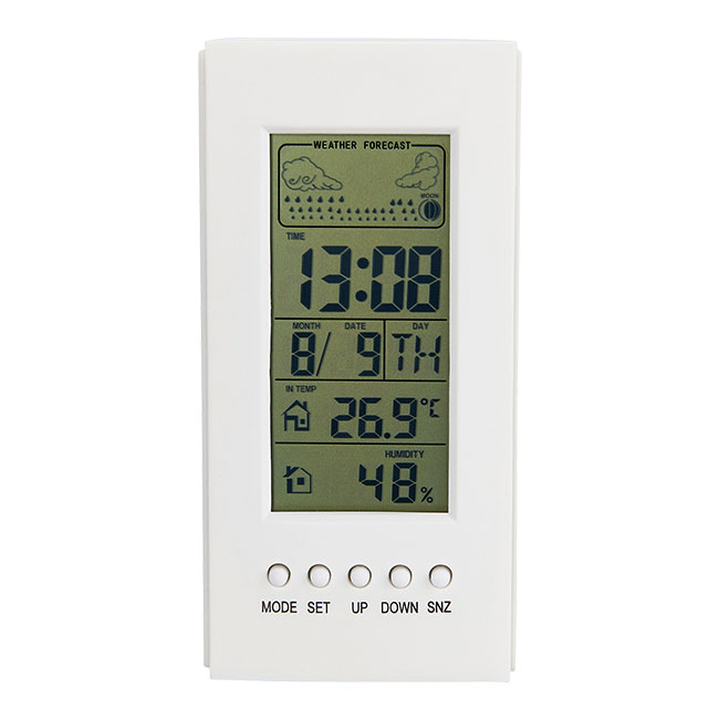 温湿度計付デジタルクロック（V010351）