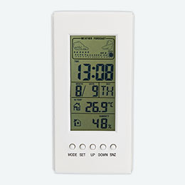 温湿度計付デジタルクロック