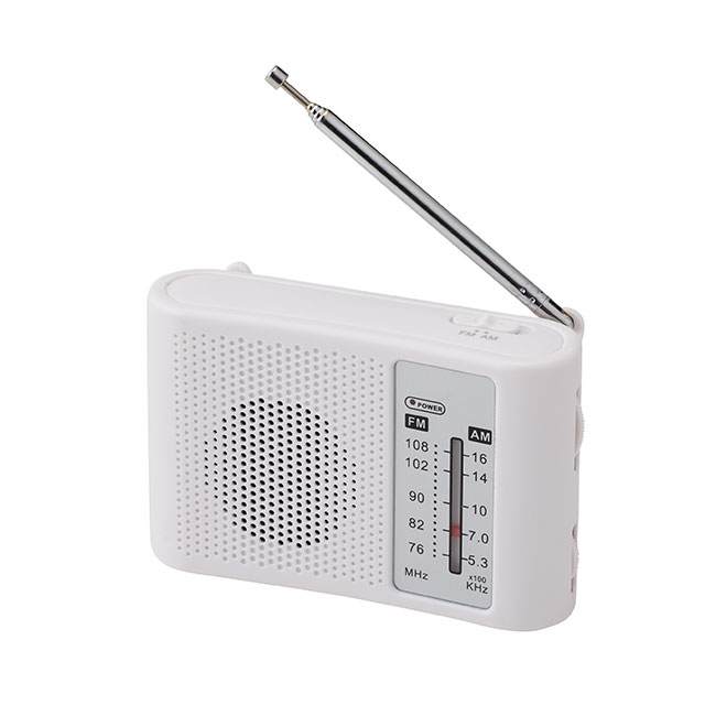 コンパクトAM/ワイドFMラジオ(V010402)