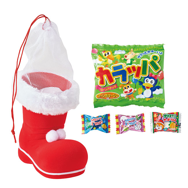 クリスマス お菓子ブーツ（V010418）セット内容