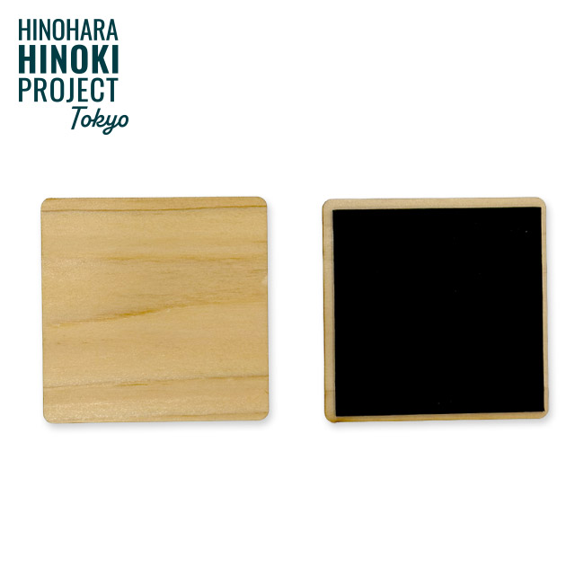 ヒノキ間伐材マグネット（SNS-3500018）