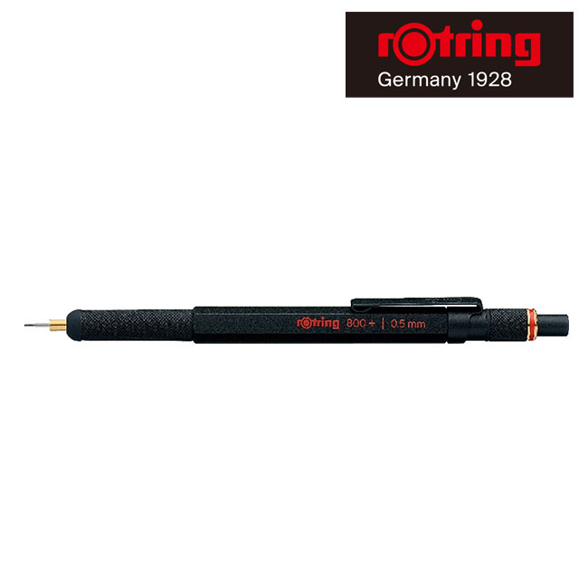 rOtring 800+ メカニカルペンシル 0.5mm ブラック/ロットリング(rotring1900181)