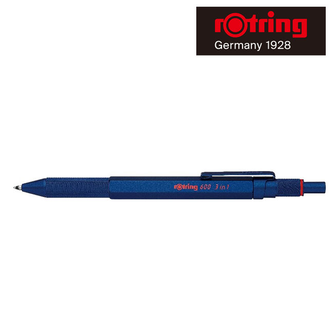 rOtring 600 3in1 マルチペン アイアンブルー/ロットリング(rotring2159367)