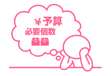 予算や数量を決める