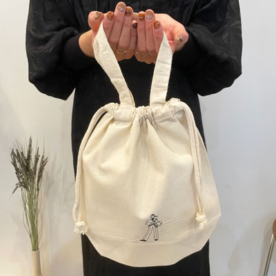 コットンエコ巾着（en301-c）印刷面接写