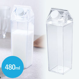 牛乳パック型マルチクリアボトル（SNS-0600500）商品画像