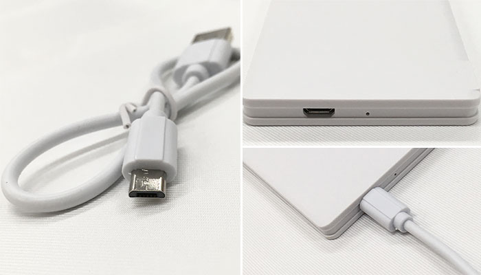フラットモバイルチャージャー（SNS-0600483）付属ケーブルについて