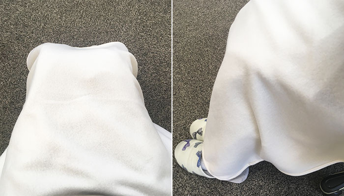 フリースレギュラーブランケット（バッグ付）（tTR-1031）使用イメージ