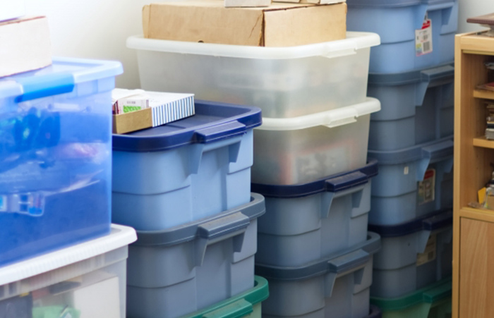 企業オフィス内備蓄倉庫イメージ