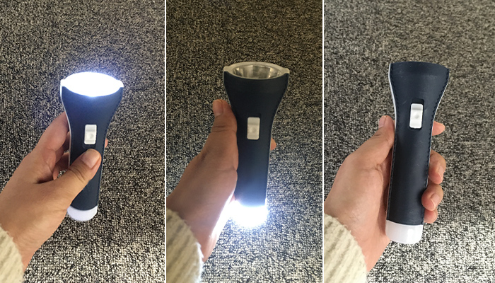 モシモニソナエル 2WAYハンディライト(m34020)ライトの切り替え