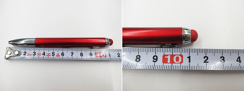 スタイラスC1 0.7mm タッチペン式ボールペン/ゼブラ（zebraP-ATC1）サイズイメージ