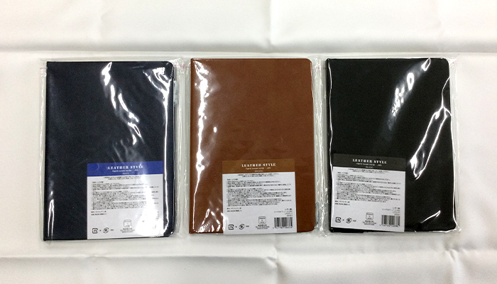レザー調・ハードカバーノート（A5）(SNS-0600757)ランチバッグのパッケージ