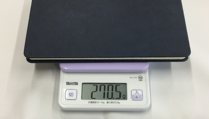 レザー調・ハードカバーノート（A5）(SNS-0600757)ランチバッグのサイズ