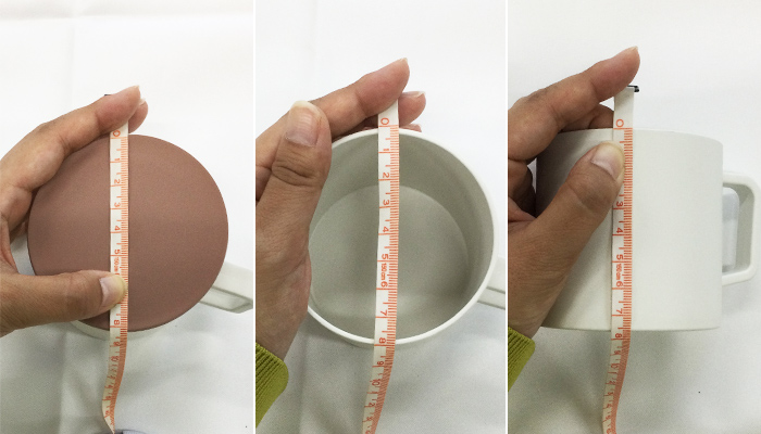 スフィア・生分解性樹脂マグカップ（蓋付き）（SNS-0600766）取り出し時