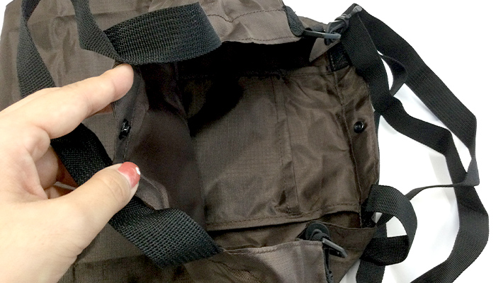 デイタフ・テントクロス パッカブル２WAYトート（撥水加工）(SNS-0600731)内ポケット