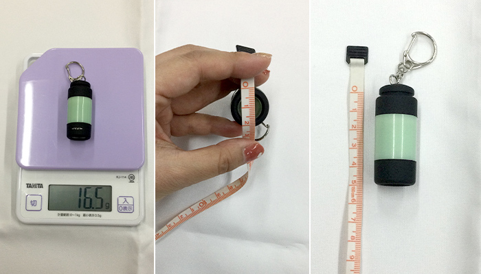 USB充電式蓄光LEDライト（SNS-0600749）本体を開く手順