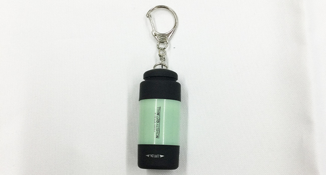 USB充電式蓄光LEDライト（SNS-0600749）名入れイメージ