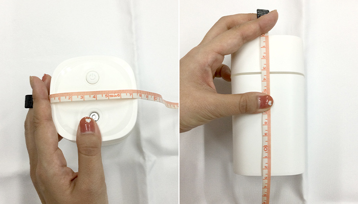スタイリッシュUSB加湿器(SNS-0600763)収納時サイズ