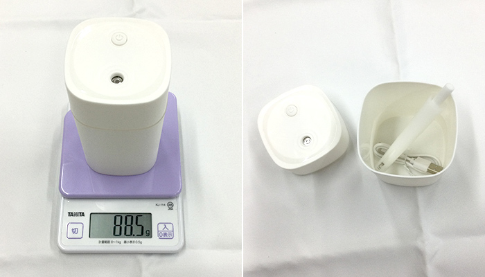 スタイリッシュUSB加湿器(SNS-0600763)重さ