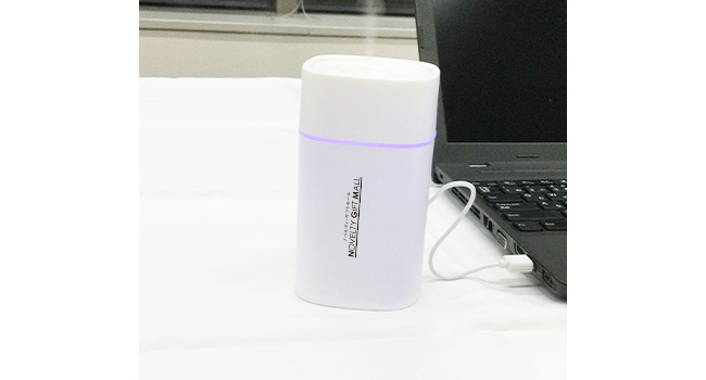 スタイリッシュUSB加湿器(SNS-0600763)名入れイメージ