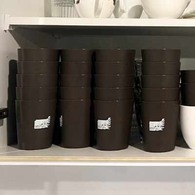 シンプルタンブラー290ml(コーヒー配合タイプ)（SNS-0300297）収納しやすいコンパクトデザイン