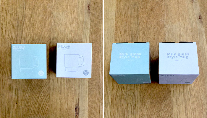 ≪実際に使ってみました！≫ミルクガラススタイル マグカップ(SNS