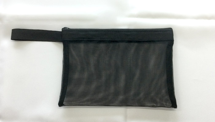 プラシャープ・ストラップ付きメッシュフラットポーチ(SNS-0600922)本体