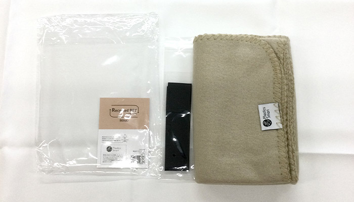 ベルト付き再生PETブランケット(SNS-0600951)再生ポリエステルのブランケット