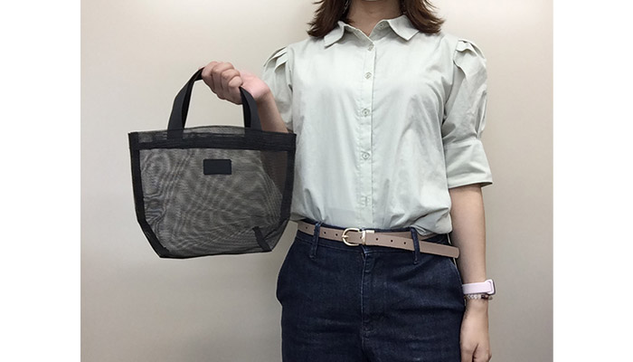 プラシャープ ・メッシュトート(SNS-0600921)透け感