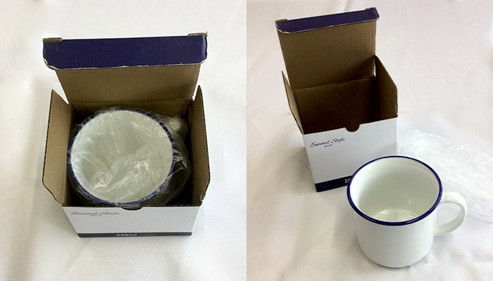 ≪実際に使ってみました！≫ホーロースタイルマグカップ(SNS-0600987