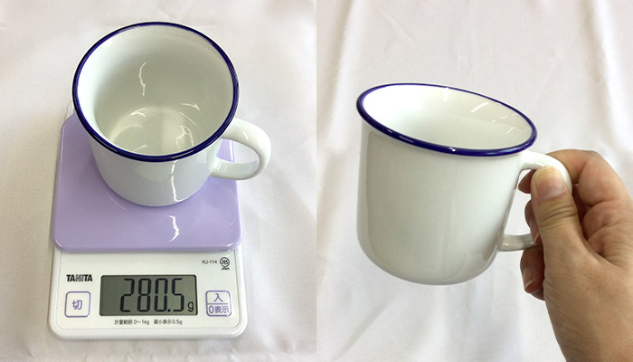 ≪実際に使ってみました！≫ホーロースタイルマグカップ(SNS-0600987