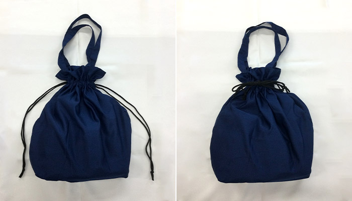 スペンザ・ソフト再生PET2WAY巾着トート(SNS-0600934)巾着形状