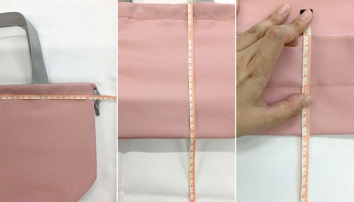 保冷温巾着バッグ(SNS-0600958)本商品のサイズ