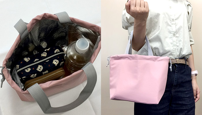 保冷温巾着バッグ(SNS-0600958)ちょっとした外出用のバッグやサブバッグとしても