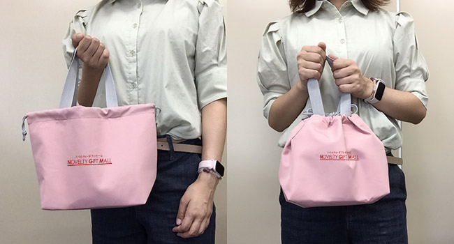 保冷温巾着バッグ(SNS-0600958)名入れイメージ