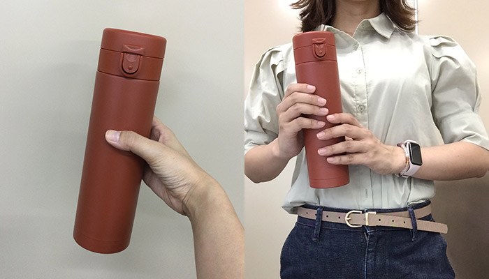 セルトナ・ワンタッチ式真空ステンレスボトル(SNS-0600960)容量は430ml