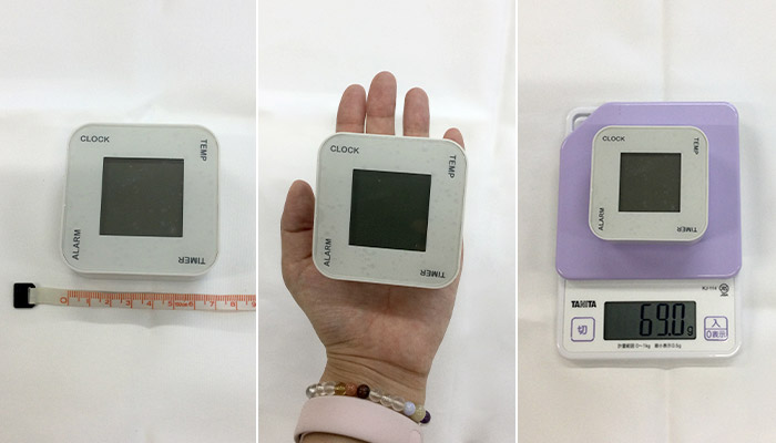 オブジェ 置き時計 ≪実際に使ってみました！≫4WAYスクエアデジタルクロック(SNS
