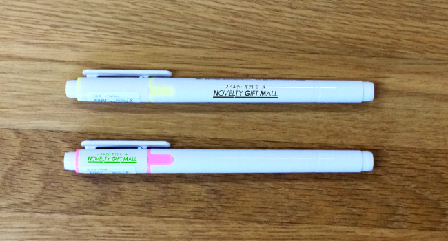 キレーナ　蛍光ペン/パイロット(SKIW-1)名入れイメージ