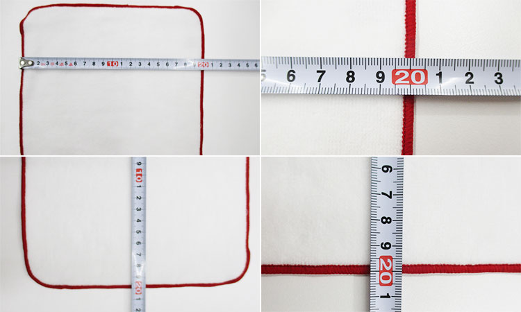 今治製プリント用タオルハンカチ（V010415）サイズイメージ