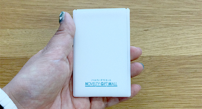 ≪実際に使ってみました！≫UVチェックポケットミラー(SNS-0601101