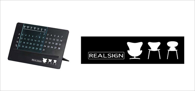  スタイリッシュ万年カレンダー(SNS-0500039) デザインイメージ