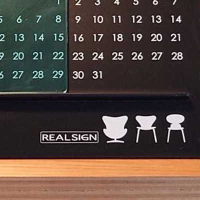  スタイリッシュ万年カレンダー(SNS-0500039)  使用イメージ