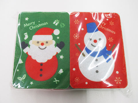 クリスマスキッチンスポンジ 2P（V010420）イメージ