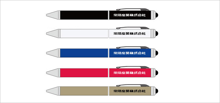 タッチペン付ビジネスペン（V010193）デザインイメージ